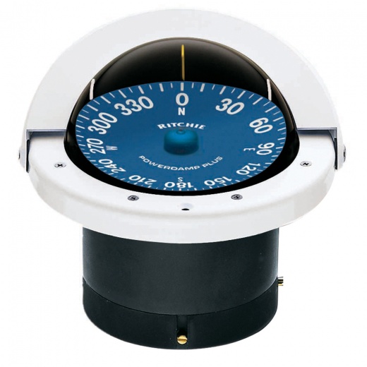 Ritchie SS-2000W Supersport Compass - Flush Mount - White