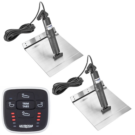 Lectrotab Xka Aluminum Alloy Trim Tab Kit W/Mlc-1 Control - 9 X 24