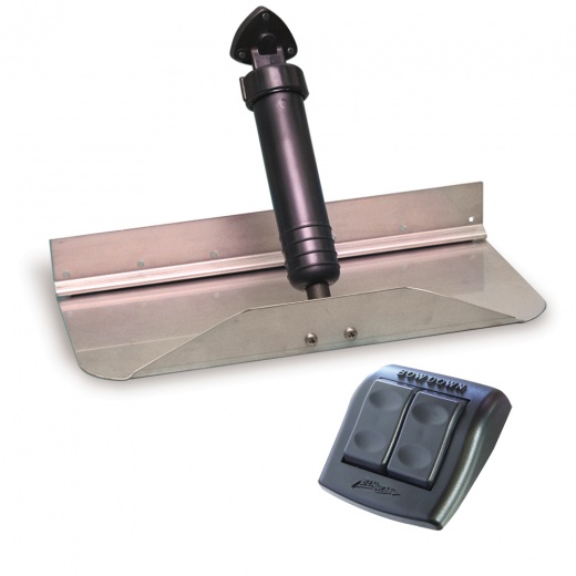 Bennett Trim Tab Kit 18" x 9" with Euro Rocker Switch