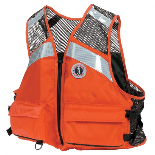 Mustang Industrial Mesh Vest - Orange - XXL/3XL