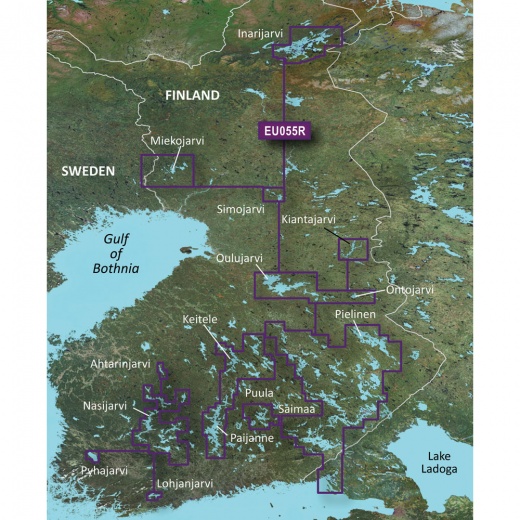 Garmin Bluechart® G3 Vision® Hd - Veu055r - Finnish Lakes - Microsd™/Sd™