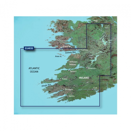 Garmin Bluechart G3 Vision Hd - Veu483s - Galway Bay To Cork - Microsd/Sd