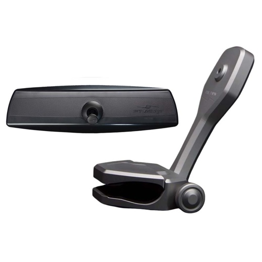 PTM Edge Mirror/Bracket Kit W/Vr-140 Pro Mirror & Zxr-361 (Titanium Grey)