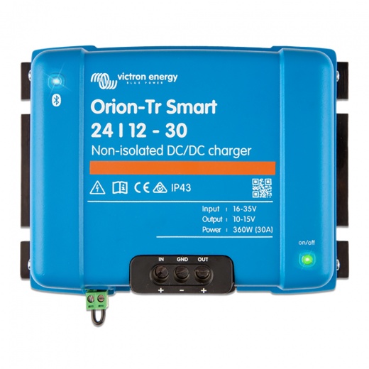 Victron Orion-Tr Smart 24/12-30 30A (360W) Non-Isolated DC-DC Charger or Power Supply