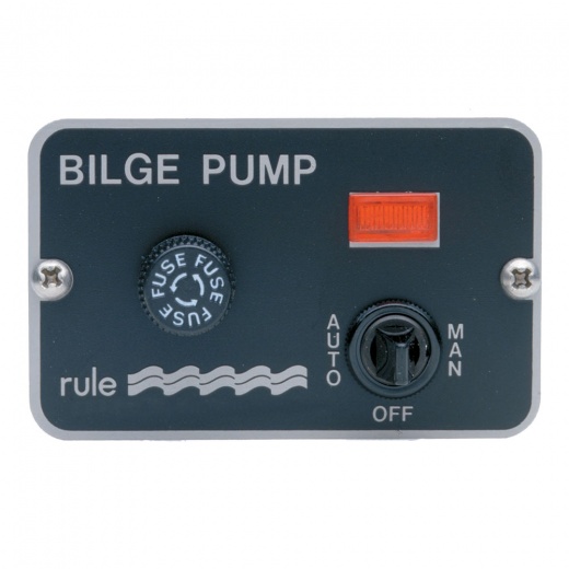 Rule Deluxe 3-Way Panel Lighted Switch - 12V Marine Switch for Boats