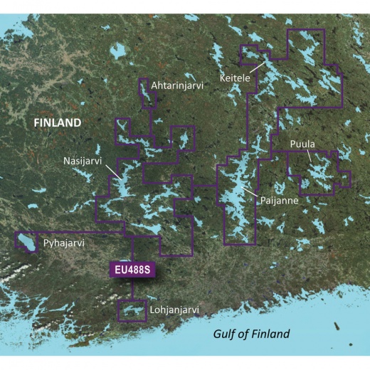 Garmin Bluechart G3 Vision HD - VEU488S - Keitele-Paijanne-Tampere - microSD/SD