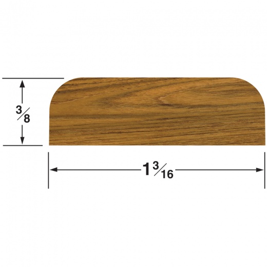 Whitecap Teak Batten - 1-3/16"w
