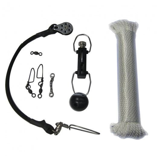 Rupp Center Rigging Kit W/Klickers - White Nylon 50'