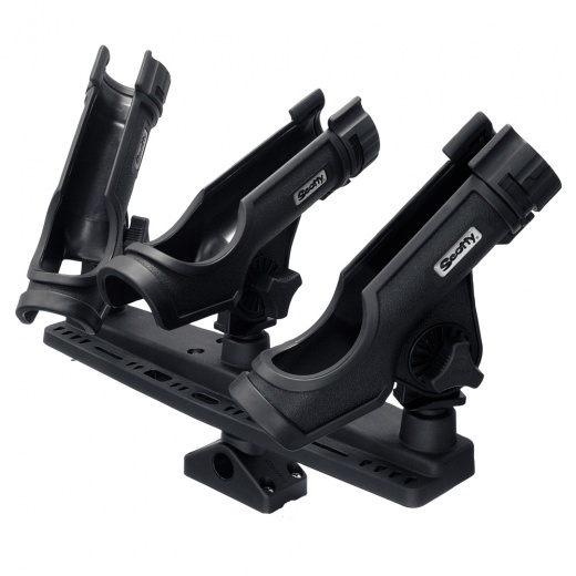 Scotty Triple Rod Holder W/3 230 Power Lock Rod Holders