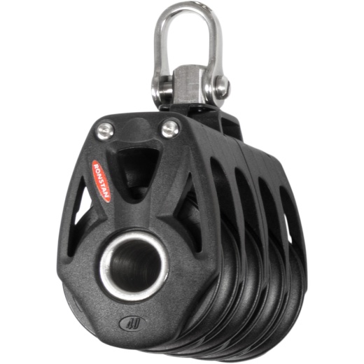 Ronstan Series 40 Orbit BB Quad Block W/Swivel Shackle