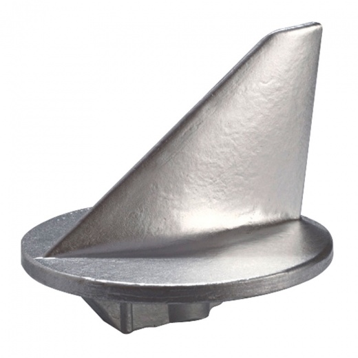 Tecnoseal Trim Tab Anode - Aluminum - Short - Mercury 50Hp