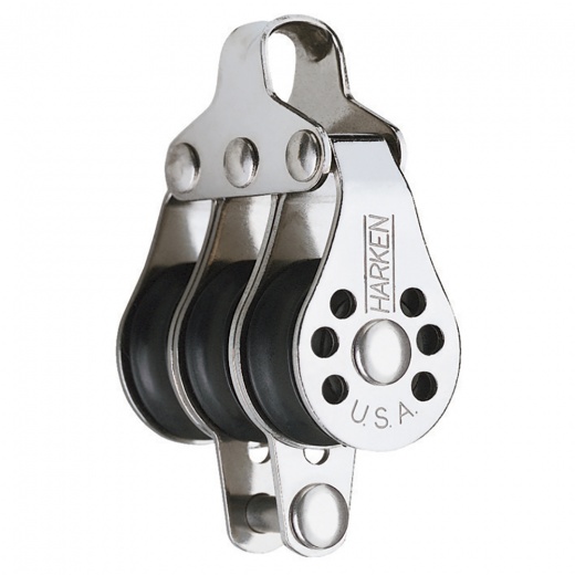 Harken 22Mm Triple Micro Block W/Becket