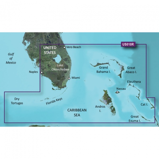 Garmin Bluechart G3 Vision HD - VUS010R - Southeast Florida MicroSD/SD Chart