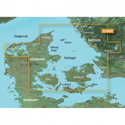 Garmin Bluechart® G3 Vision® Hd - Veu458s - göTeborg To Fyn - Microsd™/Sd™