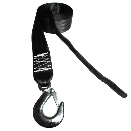 Rod Saver Winch Strap Replacement W/Tail - 16'