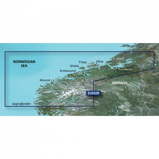 Garmin Bluechart G3 Vision HD - VEU052R - Sognefjorden - Svefjorden - MicroSD/SD Chartplotter