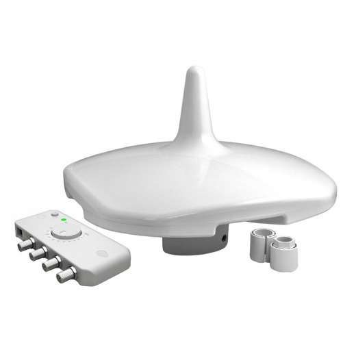 Digital Yacht DTV200 with 20M Cable and Dual Output Amp - High-Performance Marine TV Antenna System