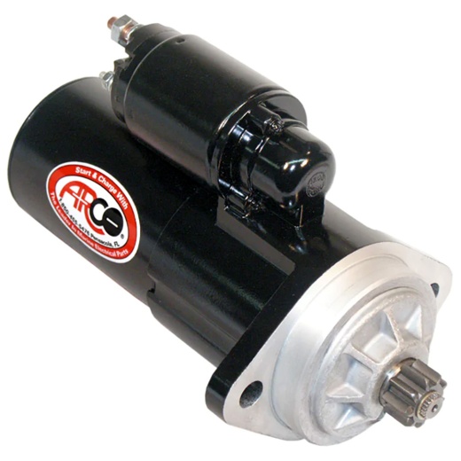 Arco Marine Top Mount Inboard Starter with Gear Reduction and Counter Clockwise Rotation