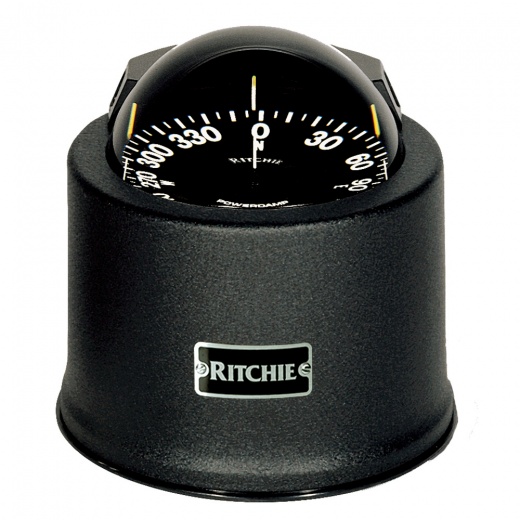 Ritchie Sp-5-B Globemaster Compass - Pedestal Mount - Black - 5 Degree Card 12V