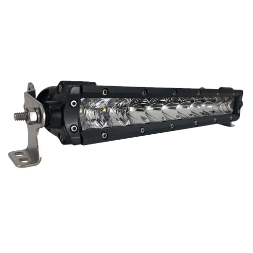Black Oak 10" Single Row Led Light Bar - Combo Optics - Black Housing - Pro Series 3.0