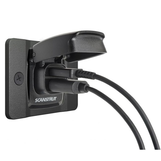 Scanstrut Flip Pro W/Front Fit Bezel 12/24V Fast Charge Dual Usb-A/C Socket