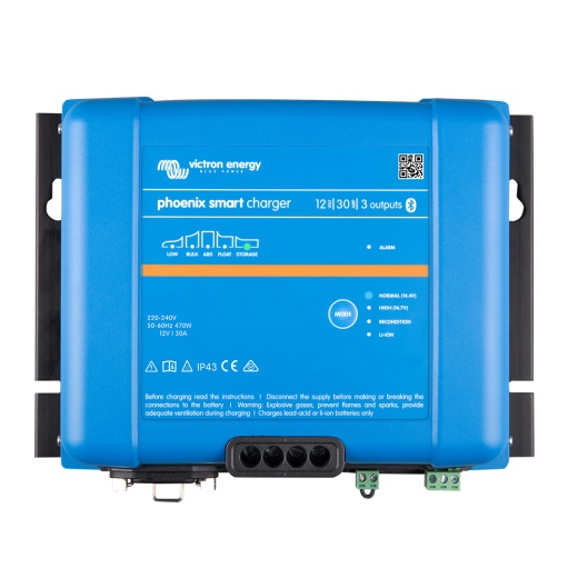 Victron Phoenix Smart Ip43 Charger 12/30 (3) 120-240Vac