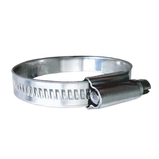 Trident Marine 316 SS Non-Perforated Worm Gear Hose Clamp - 15/32" Band - (1-3/4" – 2-1/4") Clamping Range - 10-Pack - Sae Size 28