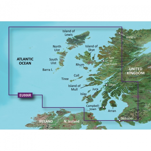 Garmin Bluechart G3 Vision HD - VEU006R: Experience the Ultimate in Coastal Navigation
