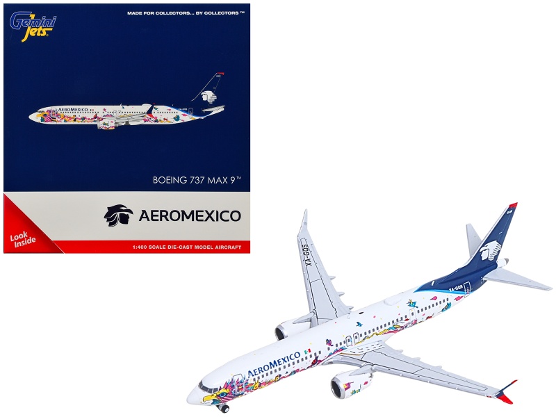 Aeromexico Kukulcan Boeing 737 MAX 9 1/400 Model