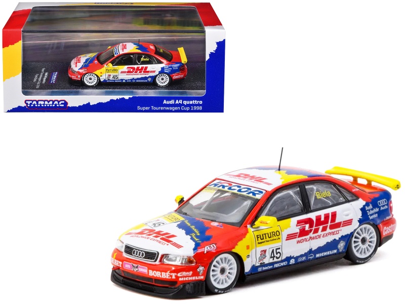 Audi A4 Quattro #45 Frank Biela Super Tourenwagen Cup (1998) Hobby64 Series 1/64 Diecast Model Car