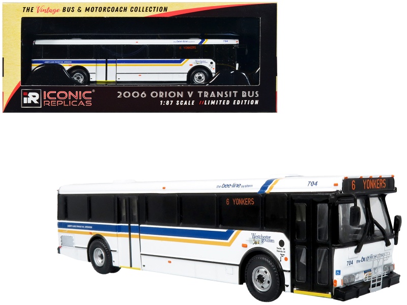 2006 Orion V Transit Bus Westchester, NY Bee-Line "6 Yonkers" Limited Edition Diecast Model