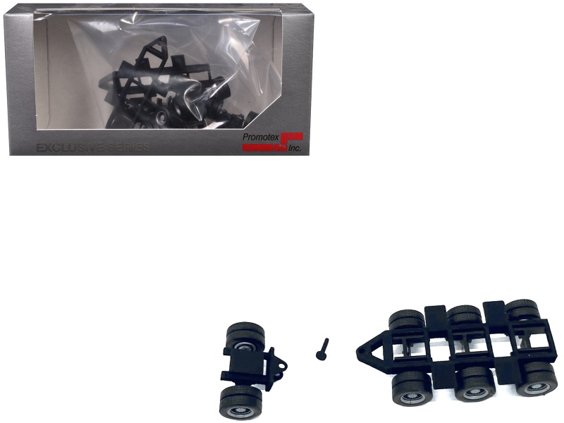 Promotex Lowboy Tri-Axle Booster with Integrated Rear Axle (2 Sets)