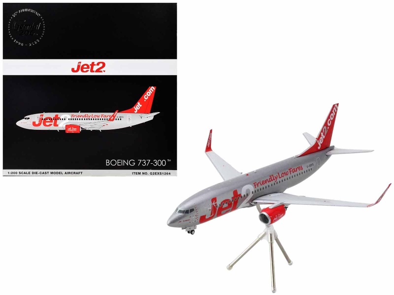 Boeing 737-300 Commercial Aircraft 'Jet2' (G-GDFG) Diecast Model by GeminiJets