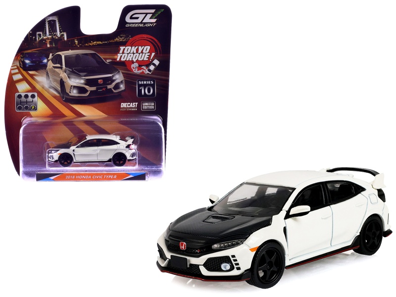 2018 Honda Civic Type-R FK8 Tokyo Torque 1/64 Diecast Model
