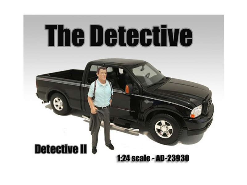 "The Detective #2" Figure For 1:24 Scale Models By American Diorama