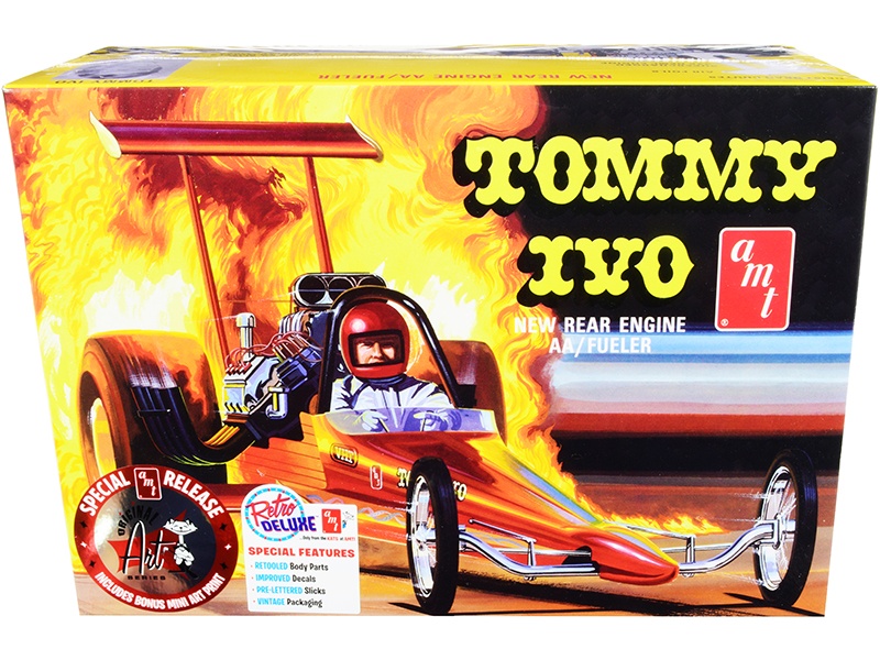 Tommy Ivo Rear Engine Dragster Skill 2 Model Kit, 1/25 Scale
