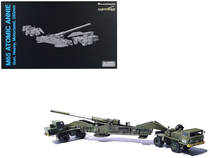 United States M65 Atomic Cannon Atomic Annie Artillery Olive Drab Traveling Mode US Army NEO Dragon Armor Series 1/72 Plastic Model