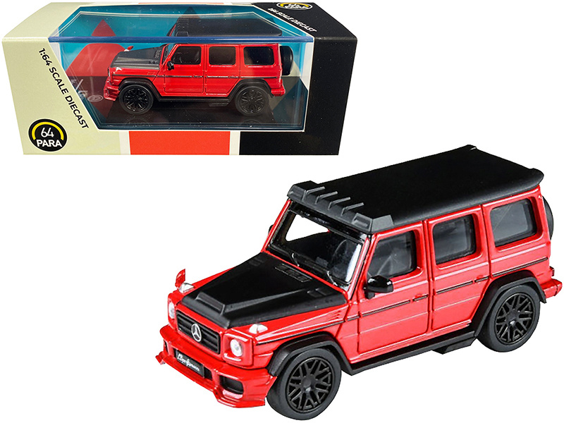 Mercedes Amg G63 Liberty Walk Wagon Red With Black Hood And Top 1 64 