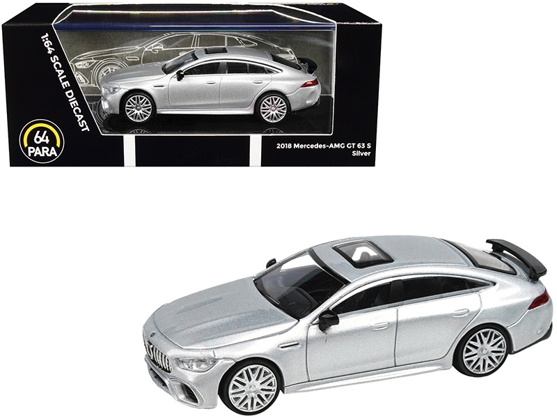 2018 Mercedes-AMG GT 63 S Silver Metallic Diecast Model Car