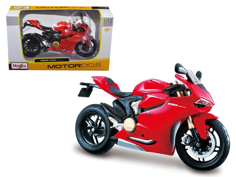 Ducati 1199 Panigale Red 1/12 Motorcycle By Maisto
