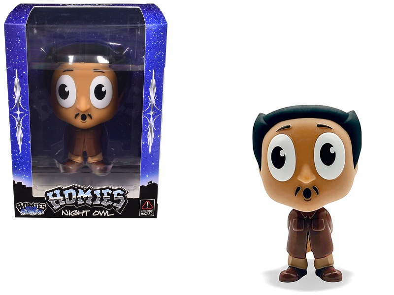 Night Owl 4.5" Figure "Homies Big Headz" Series 5 Model By Homies