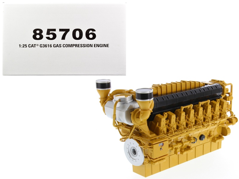 Cat Caterpillar G3616 Gas Compression Engine "High Line" Series 1/25 Diecast Model By Diecast Masters