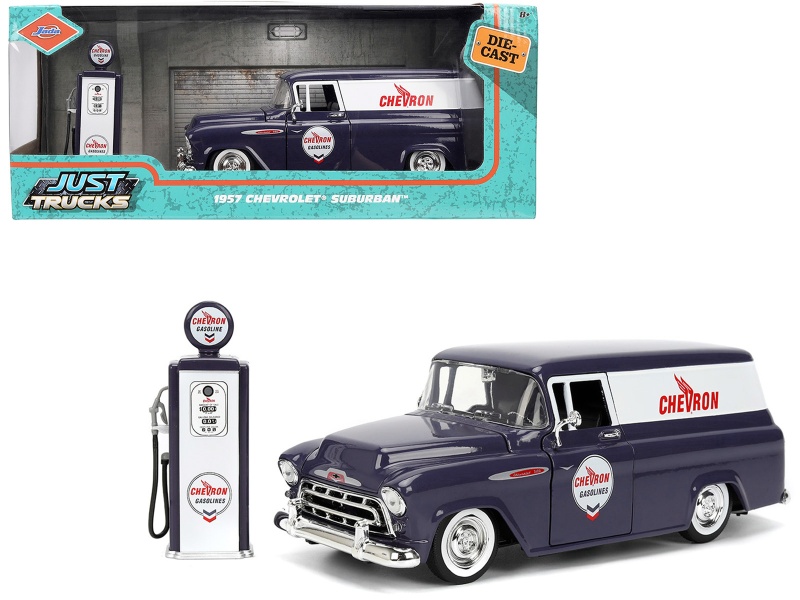 1957 Chevrolet Suburban “Chevron” 1/24 Diecast Model Car