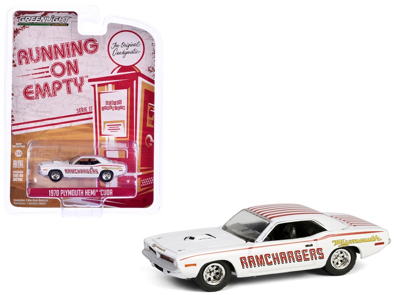 1970 Plymouth Hemi Barracuda Ramchargers 1/64 Diecast Model Car