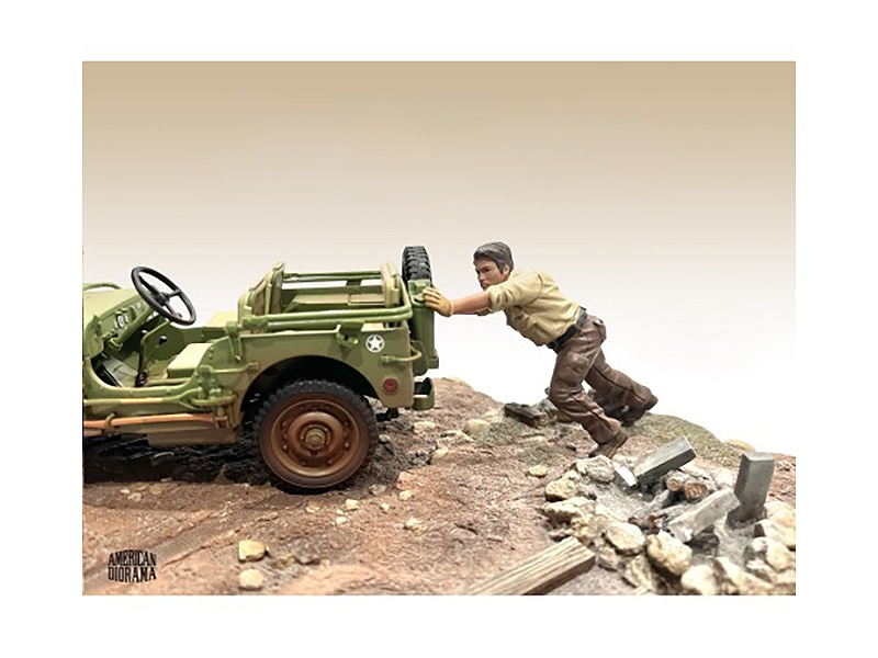 "4X4 Mechanic" Figure 5 For 1/18 Scale Models By American Diorama