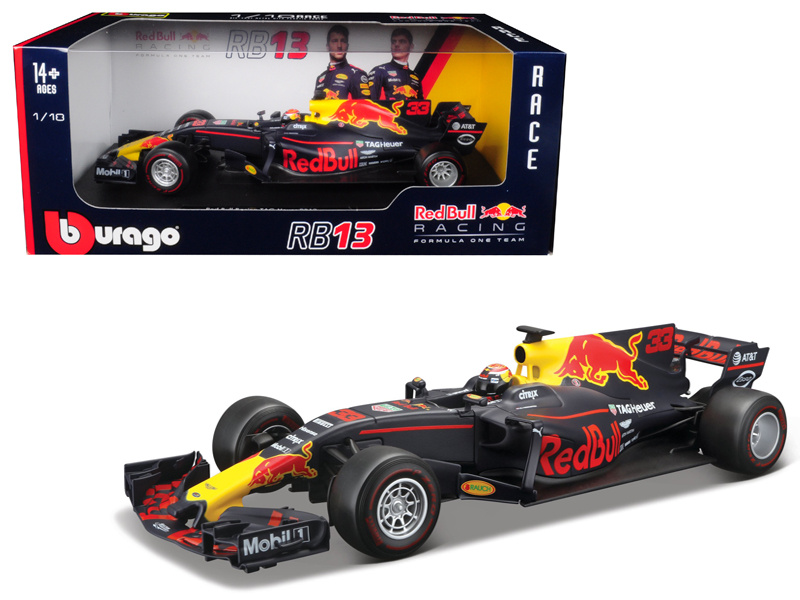 Renault Red Bull Racing Tag Heuer Rb13 #33 Max Verstappen Formula One F1 1/18 Diecast Model Car By Bburago