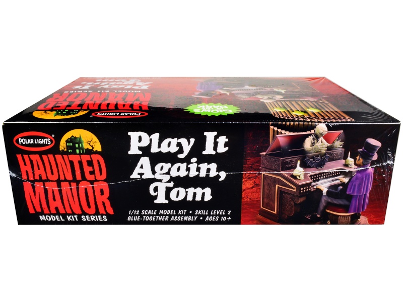 Skill 2 Model Kit Haunted Manor "Play It Again Tom" Diorama Set 1/12 Scale Model By Polar Lights
