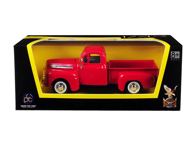 1948 Ford F-1 Pickup Truck Red 1/43 Diecast Model Car By Road Signature