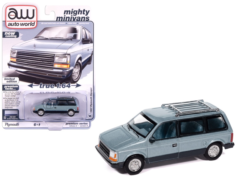 1987 Plymouth Voyager Van 1/64 Diecast Model Car