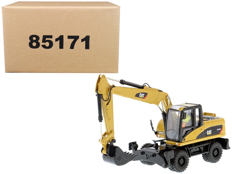 Cat Caterpillar M316d Wheel Excavator With Operator "Core Classics Series" 1/50 Diecast Model By Diecast Masters